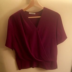 MM LaFleur Dani Top in Magenta Large